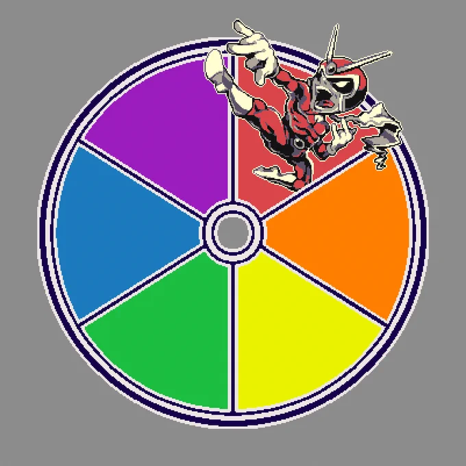 viewtiful joe for red! suggest some orange characters? #PixelArt
