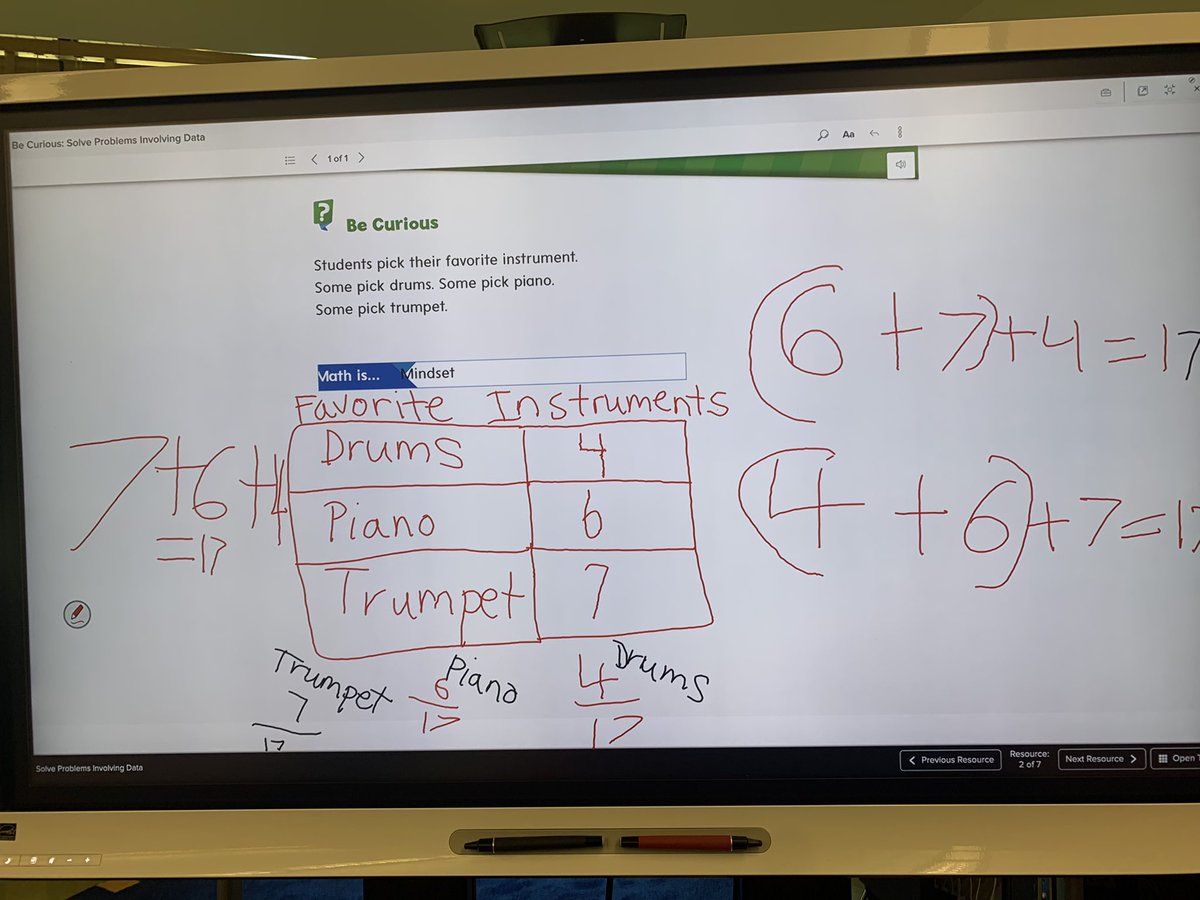 Check out the ideas 1C came up with just from today’s math “Be Curious”! #heathcotepride