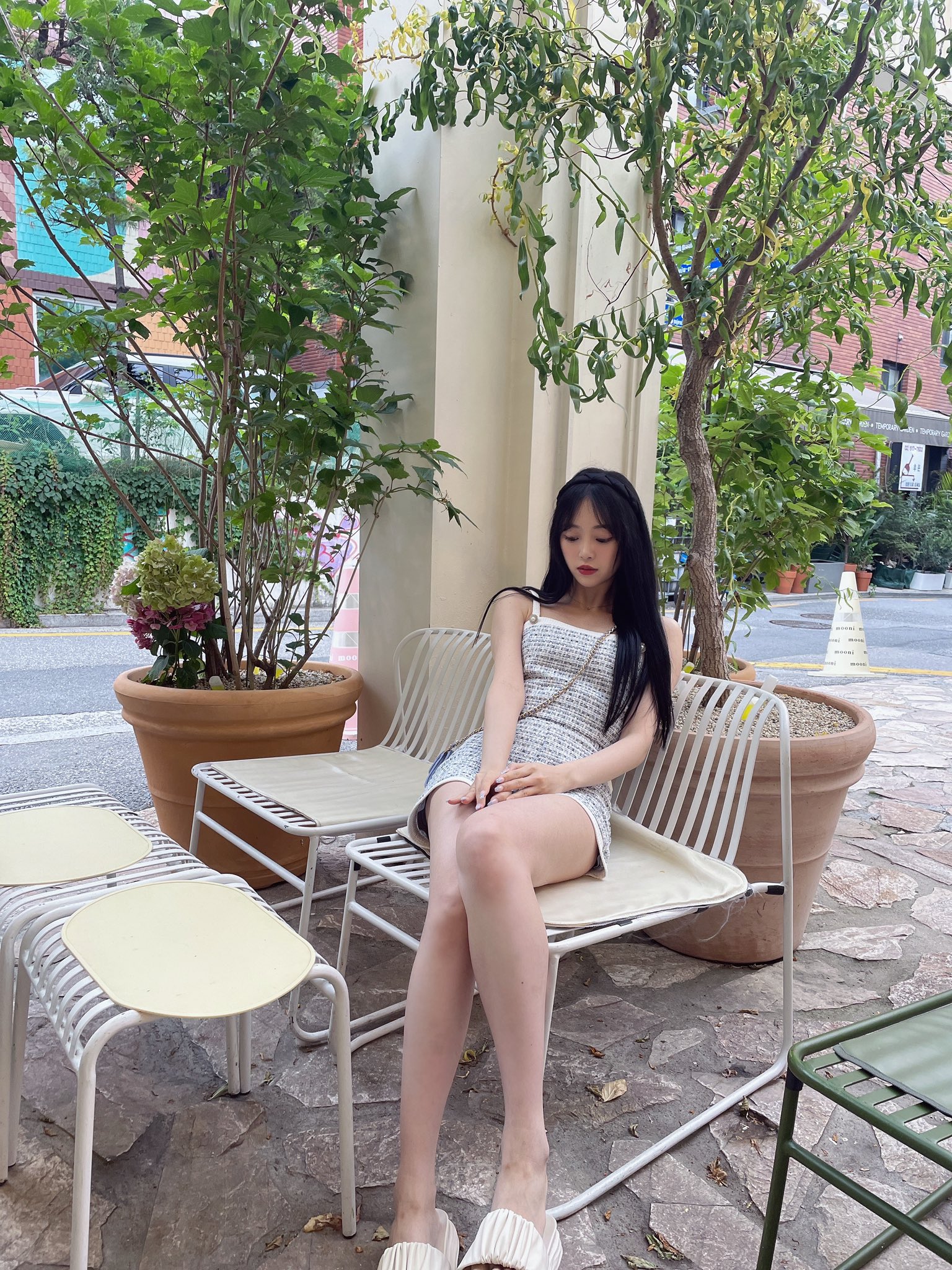 mimichaton 堀未央奈 ツイードワンピース　カチューシャ MIMICHATON 堀未央奈（mimichaton 堀未央奈 ツイードワンピース