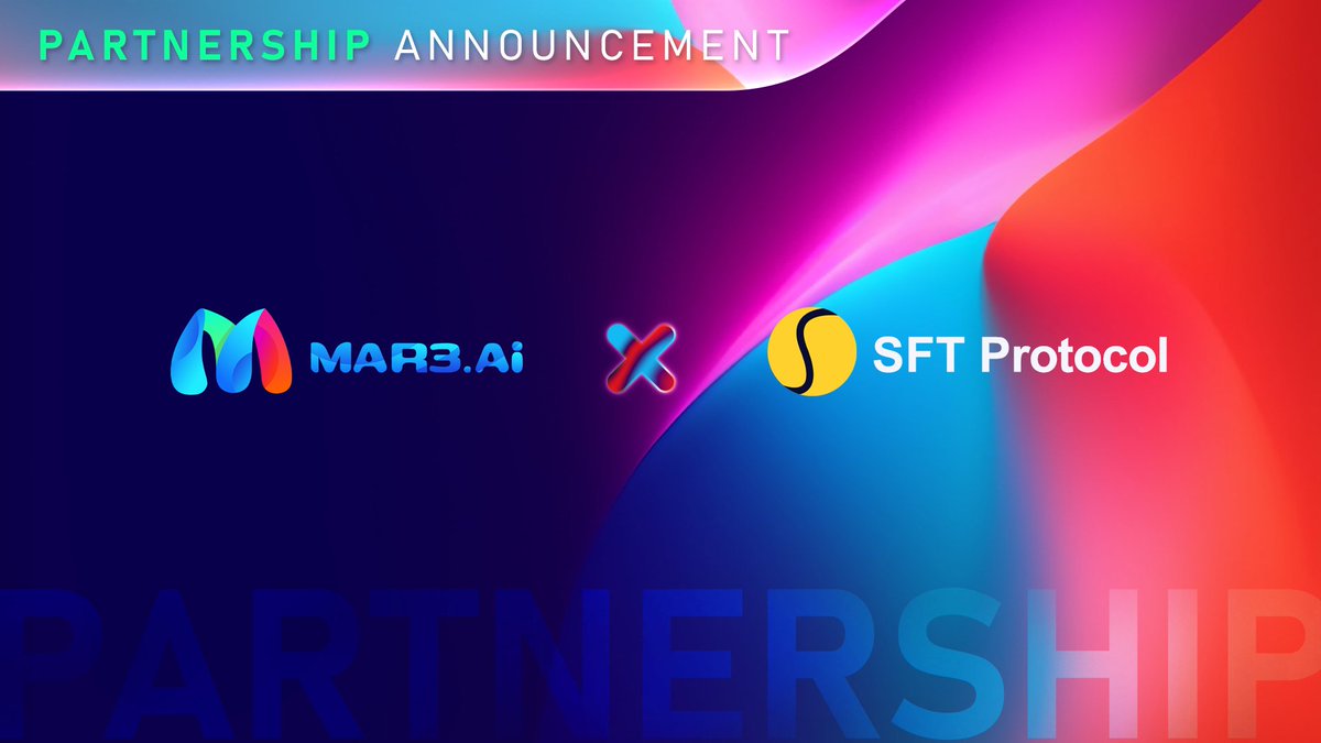 🤝 Excited to announce the #partnership between Mar3 AI and SFT Protocol, unlocking limitless possibilities in liquidity staking for digital tokens!  

🎁Giveaway 300 $rSPD for 10 lucky winners

1️⃣ Follow @Mar3_AI & @SFTProtocol  
2️⃣ Like & Retweet this post
3️⃣ Tag 3 friends…