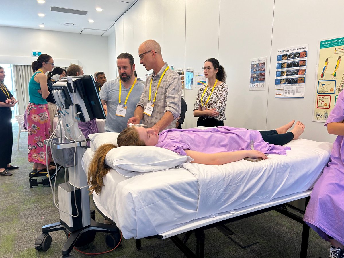 ANZCA's tweet photo. Delegates hard at work in the Ultrasound workshops at #RURALMAC23 #anaesthesia #medicine
@ASA_Australia, @ACRRM, @TheNZSA, @RACGP, @RuralDoctorsAus https://t.co/SIONl4is63