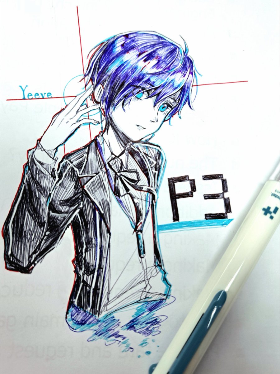 GuadYeeve's tweet photo. ペルソナ3 リロードを楽しみにしています！

#創作 #art #illustration #絵 #イラスト 
#wip #artwork  #doodle  #illustration #painting #sketch #drawing #落書き #Pencildrawing #rkgk
#videogames #fanart #persona #persona3 #ペルソナ3 #ペルソナ #P3R
#minatoarisato #makotoyuki https://t.co/3iQoLE7OgS