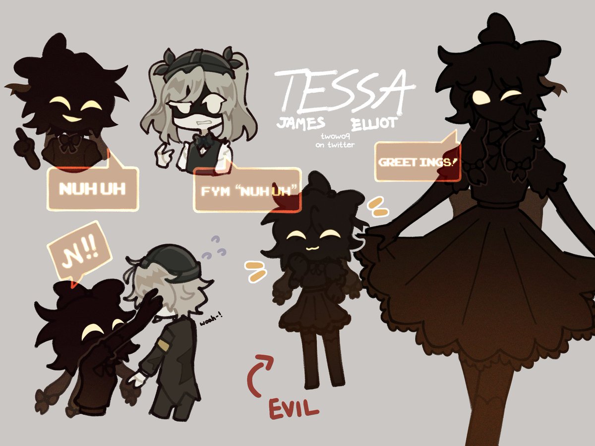 Chloe(PRIDE MONTH!🩷💜💙) on Twitter "RT twowo9 tessa doodle page 3