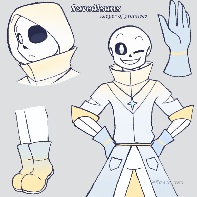 Fiance_owo's tweet photo. El diseño oficial de Saved! 🌸🩵
#savedsans #promisetale #Brokentale #Au #UndertaleAU #Undertale #lostsans https://t.co/V4oppmJO8D