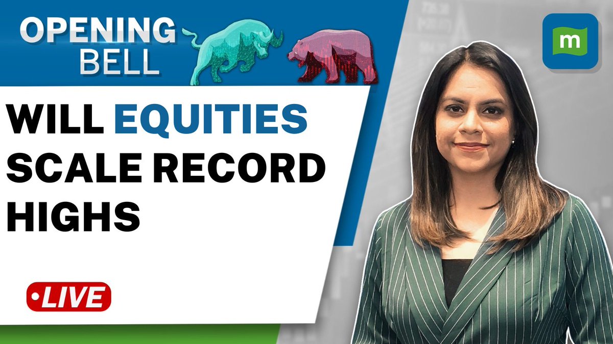 On #OpeningBell LIVE @ 9 AM

✴️The Nifty 50 snapped a three-day winning streak, & witnessed its lowest close in the last three trading sessions. 

✴️The Midcap index made another record high on Thursday and even crossed the 35,000 mark on an intraday basis. 

✴️Stocks to watch…