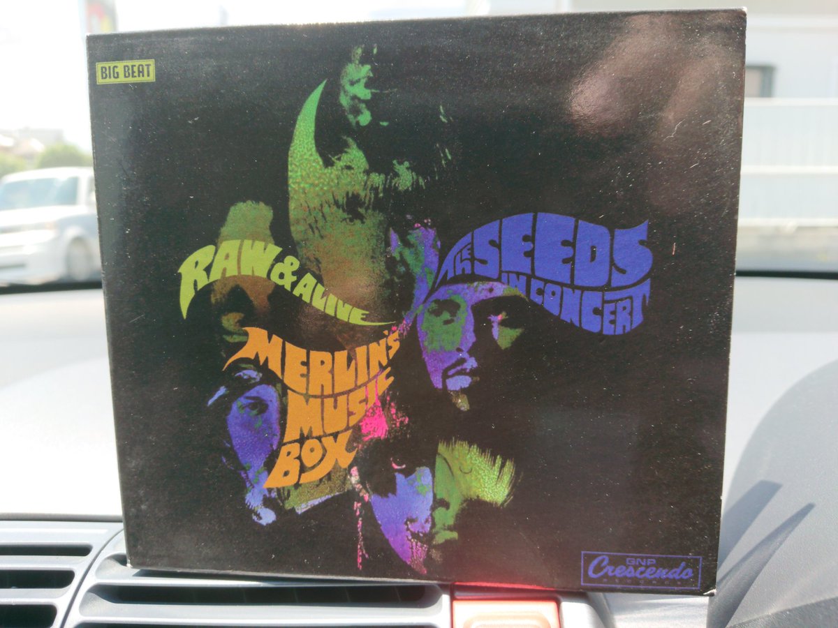 whoskinky's tweet image. #TheSeeds
#GarageRock
US西海岸60sサイケガレージの元祖的なバンドThe Seedsの2CDライヴ？聴いてきました。
1968年の作品という事で、演奏もまとまりがあるが、それでもガレージ的なカッコ良さは相変わらず。
この作品のオリジナルは歓声オーバーダブの擬似だが、CDはオーバーダブが無くて生々しい。