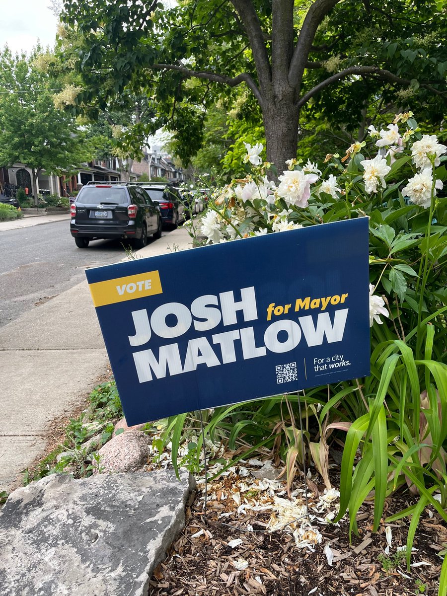 The @JoshMatlow campaign is rooolllling! Another day of surging in the polls, celebrating a banner advance vote, plastering signs across town, knocking on doors, gathering donations and sharing major endorsements!

Hard work and heart. 

You ain't seen nothin' yet.

#VoteMatlow