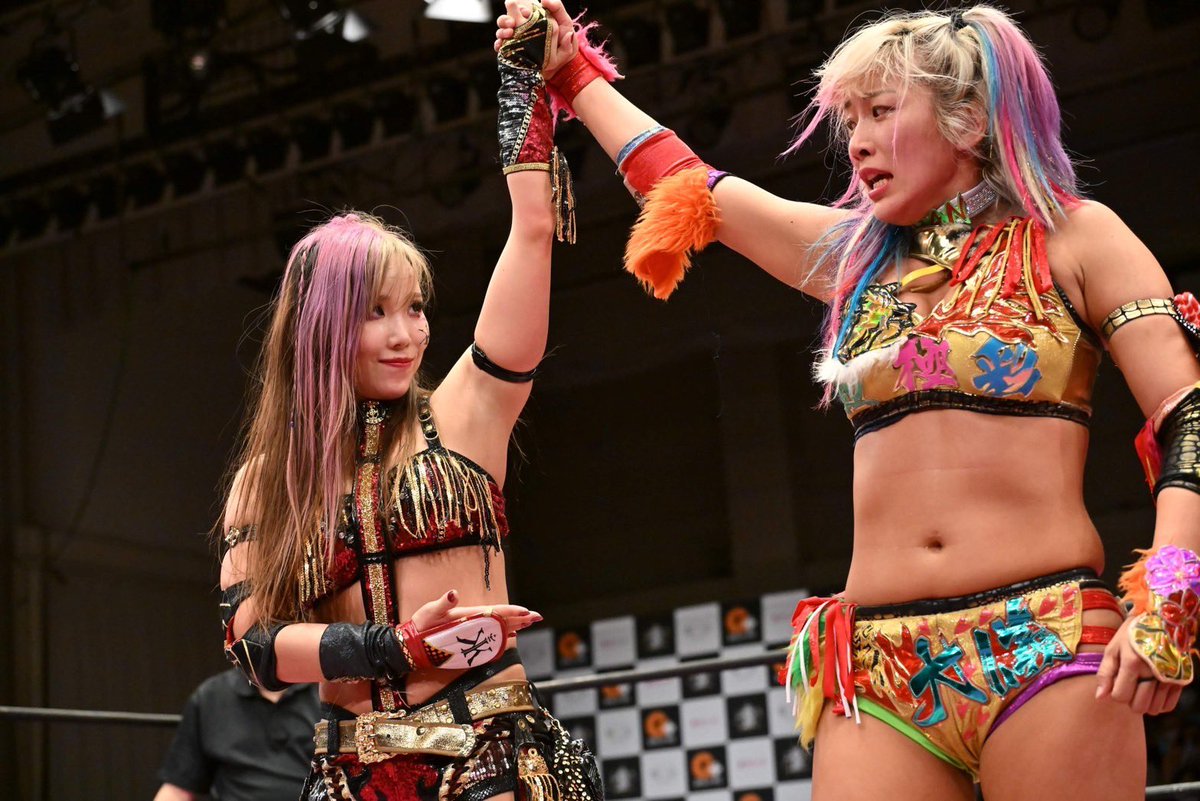 KAIRI VS ウナギ・サヤカ ウナギ選手は、手足が長いので田上明の