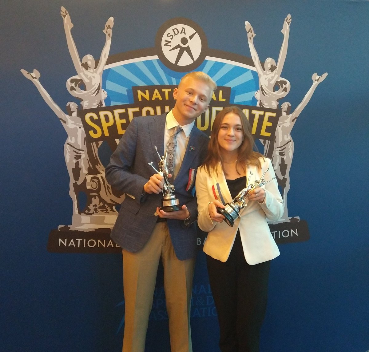 Great job Olivia (HI sems) &amp; Dawson (POI sems)!
<a href="/speechanddebate/">National Speech & Debate Association</a>