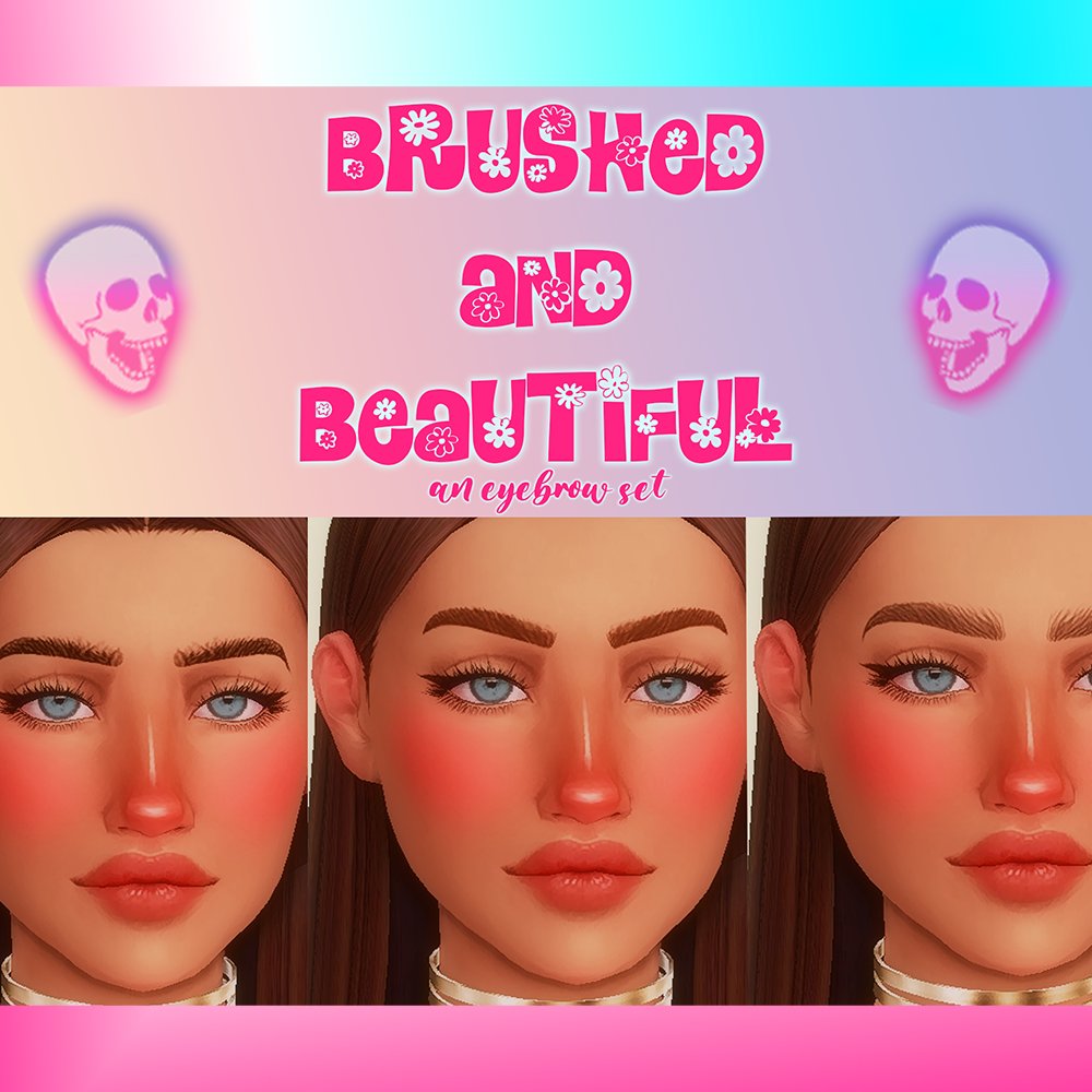 — Brushed and Beautiful - a set of eyebrows 💖 by @stonedhilda

🔗curseforge.com/sims4/create-a…

#snootysims #thesims4 #sims4 #ts4 #sims4cc #ts4cc #sims4ccfinds #ts4ccfinds #sims4downloads #ts4downloads