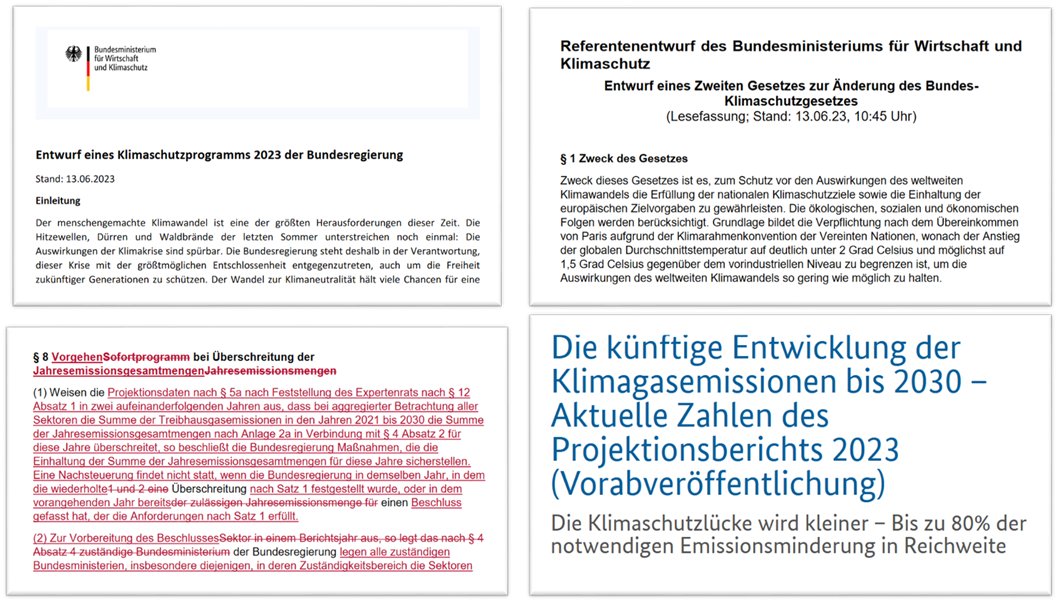 Servicetweet: Hier die Dokumente zum #Klimaschutzprogramm, #Projektionsbericht und #Klimaschutzgesetz, die das @BMWK diese Woche veröffentlicht hat, plus noch ein paar weitere hilfreiche Dokumente. 🧵1/n