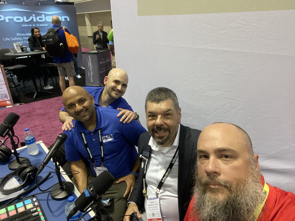 Thank you @BaldAVGuys for having @stevegreenblatt and I on your podcast. Pace is doing some outstanding work and looking forward to see the AV techs (including programmers) your team put out into the field.  #AskTheProgrammer #highered #edtech #infocomm23 @HETMA_org