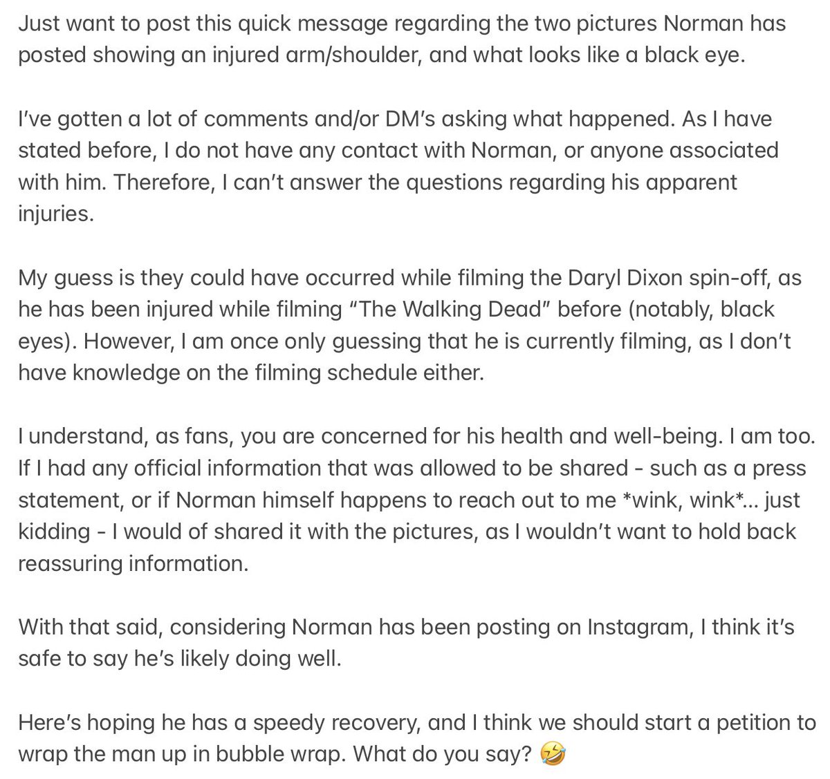 Norman Reedus Network | Fansite tweet media