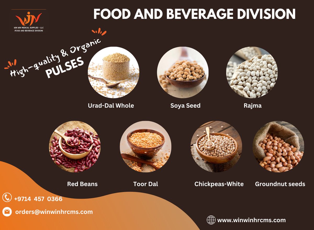 High-quality food supplies in bulk!  #Rice #Wheat #Sugar #Flour #Grains #Pulses #Spices #Masala #Wholesale #BulkOrders 🔔 📷 #ContactUs orders@winwinhrcms.com or call +971 4 457 0366 to place your order and experience our top-notch services!  #dubai #uae #europe #africa #UK #USA