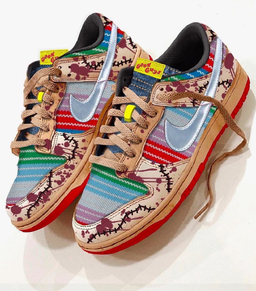 Sneaker Bar Detroit on Twitter "“Chucky Doll” SB Dunks 🔪🩸 https//t.co