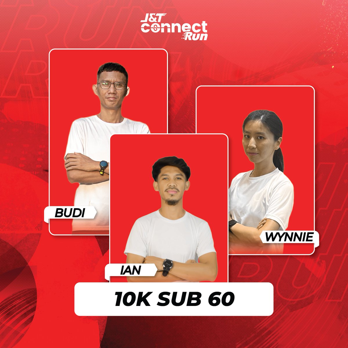IM_RoadRunner's tweet photo. Selamat Pacer yang terpilih di kategori 10K SUB 60! 😍

#JNTCONNECTRUN https://t.co/daRX68SnmJ