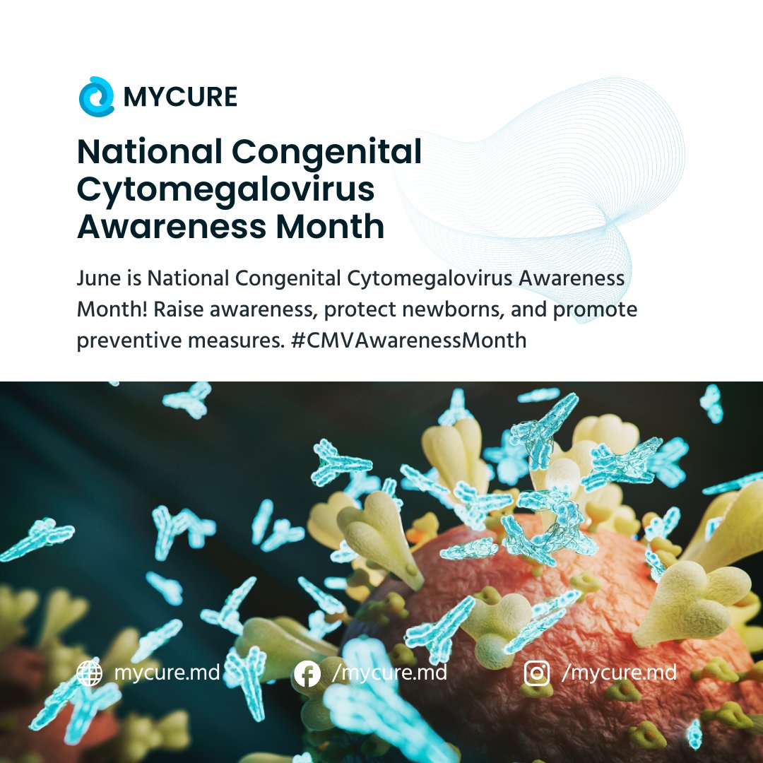 mycuremd's tweet photo. 🌟 It's National Congenital CMV Awareness Month! 🌟
Learn about CMV, a common viral infection during pregnancy. Discover prevention strategies, early detection, and support resources for affected families. Let's raise awareness and protect our little ones. 💛 #CMVAwarenessMonth https://t.co/fszsZUjtdc