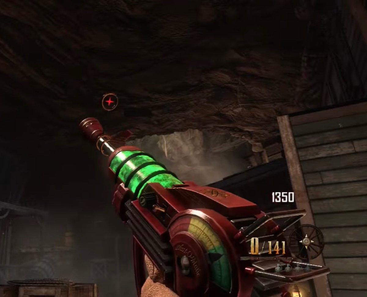 CoD Zombies Fact: In Black Ops 2 the ray gun has two different textures The  one on the left which is seen in every map from tranzit to mob of the dead, image size:1200x973