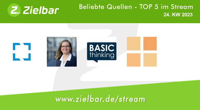 Top 4 diese Woche im Stream:<a href="/OnlineMarktn_de/">OnlineMarketing.de</a> <a href="/mcschindler/">Marie-Christine Schindler</a> <a href="/basicthinking/">BASIC thinking</a> <a href="/contentmanagerD/">contentmanager.de</a>  –  zielbar.de/stream/?utm_so…