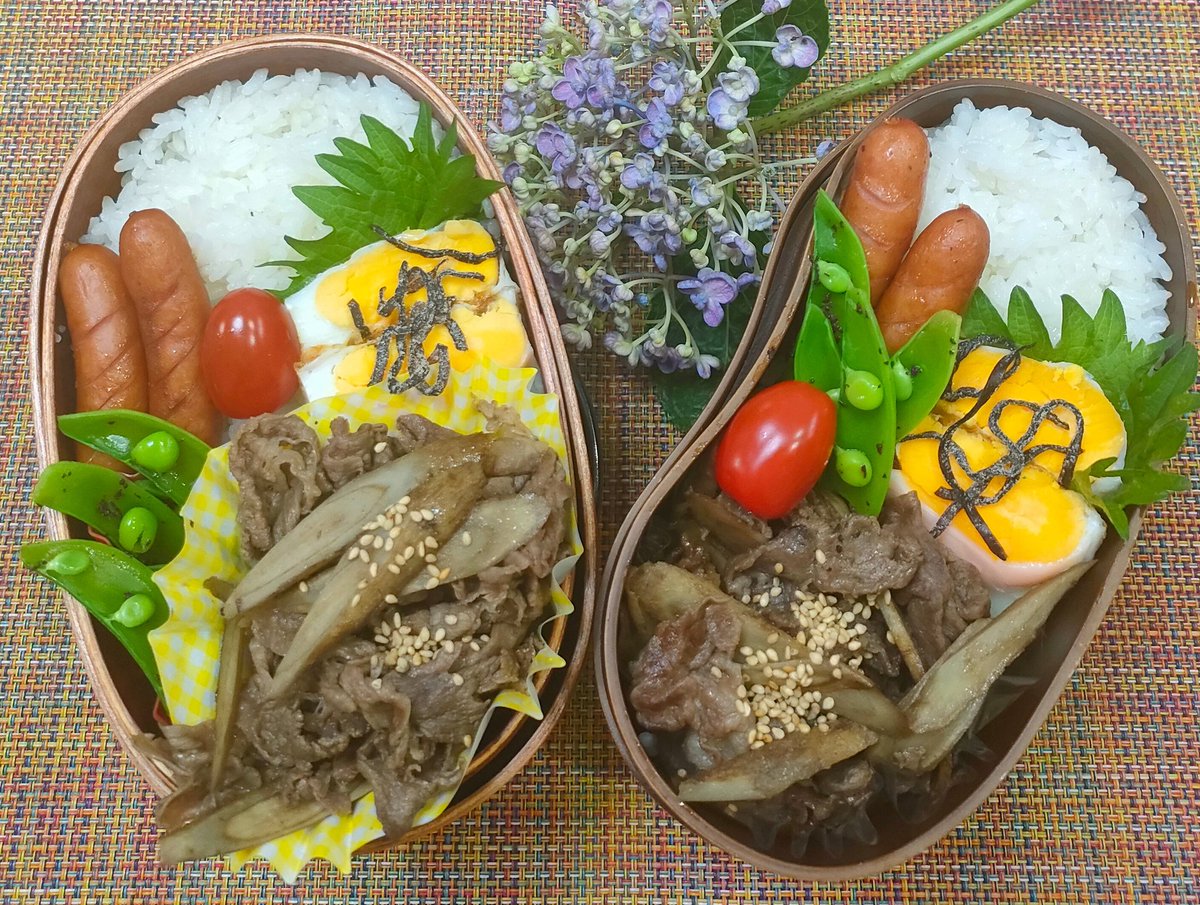 金曜日☀お庭で紫陽花がたっぷり咲いてます✨

#お弁当記録 #お弁当 #高校生弁当 #わっぱ弁当