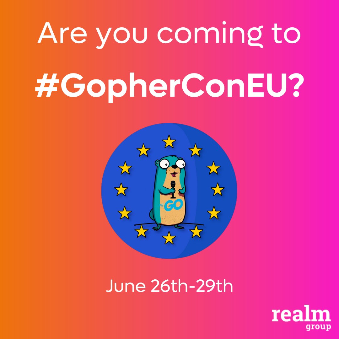 Realmgroup_io's tweet image. Interested in learning more about the state of the Go Nation?

#GopherCon23 is right around the corner – with the world’s sharpest #Go minds set to lead some amazing workshops, including @Cameron Balahan, the Product Lead for Go at Google 🧠

#GolangRecruitment #Golang #Gophers