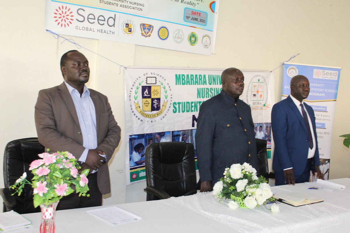 Muni_University's tweet photo. Ongoing in the main auditorium in the Health Sciences Block:  Seven Universities tussling it out at this year's T National Nurses and Midwives Challenge. They include; the  host @Muni_University,@MbararaUST,@IUIU,@BusitemaUni,@LIRA_UNIVERSITY,@CeasorKing &amp; @BishopStuartUni https://t.co/SUoLKZ5P1d