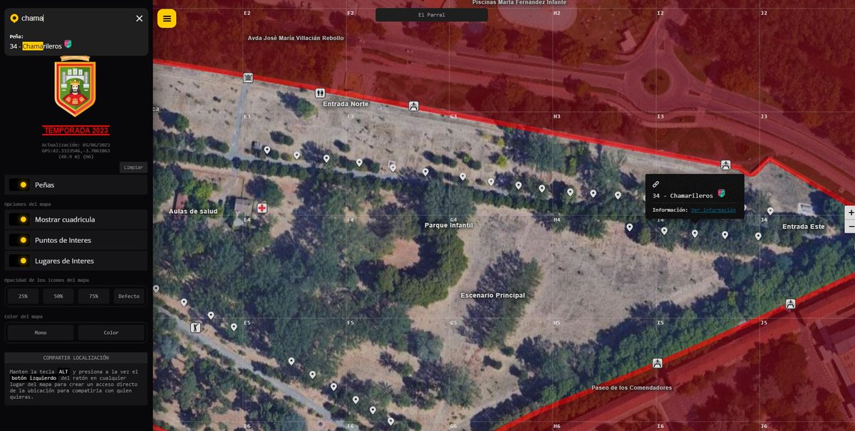 ElParralBurgos's tweet image. Localiza a las peñas con nuestro #MapaInteractivo y comparte su ubicación 📎  con tus amigos #ElParralBurgos