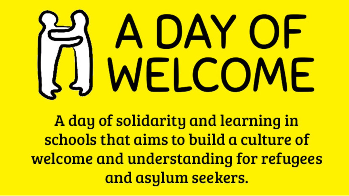 #ADayofWelcome begins this morning with @DinaNayeri,  followed by @dantey114 and @JamiesonV this afternoon. We can't wait for the exciting day ahead.

@NorwichSOS 
@RefugeeWeek  
@YN_AF