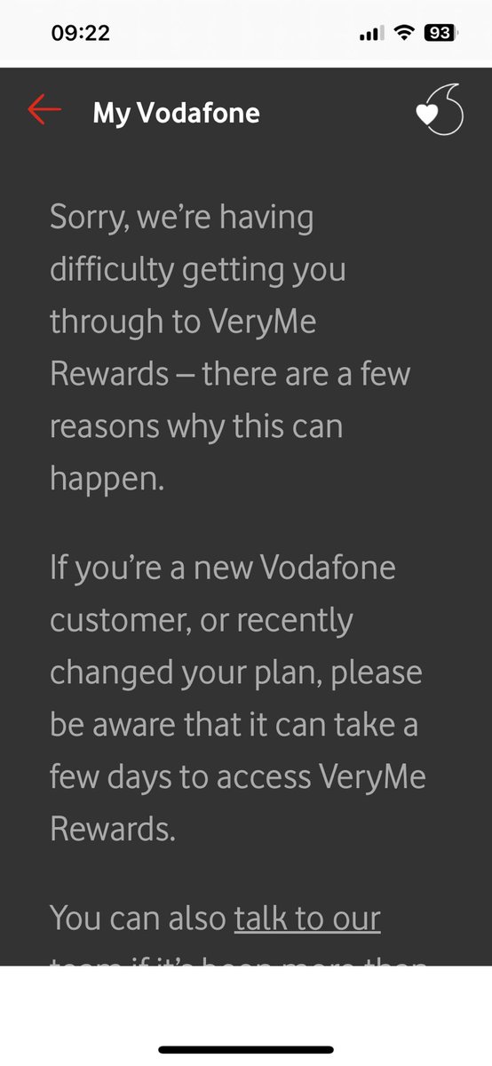 EleanorLCarey's tweet photo. Saw last night the @VodafoneUK Friday treat was a @CostaCoffee drink. Went there this morning and this happens! My guess is that too many people were using it. Was so embarrassing holding people up! 😞 https://t.co/bOCD1N9S2J