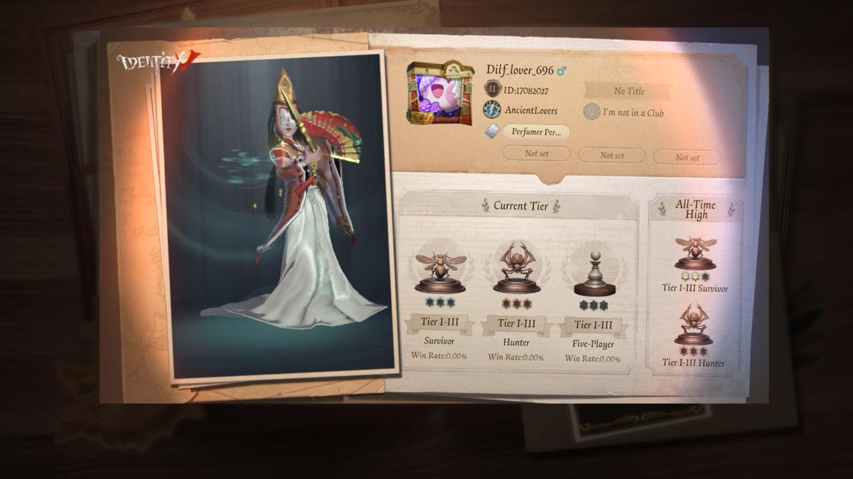 PorkKnor's tweet photo. I'm playing Identity V. Fancy a game? https://t.co/7x8pY6uN8u