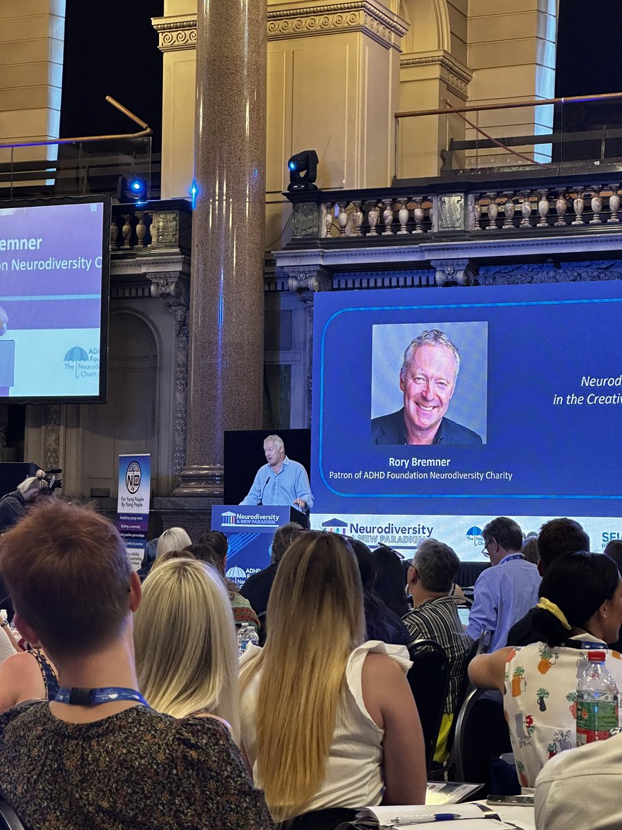 Great talk from <a href="/rorybremner/">Rory Bremner 💙🇺🇦</a> about ADHD in the creative industries ☂️

<a href="/ADHDFoundation/">The Neurodiversity Charity is now closed</a> 

#Neurodiversity