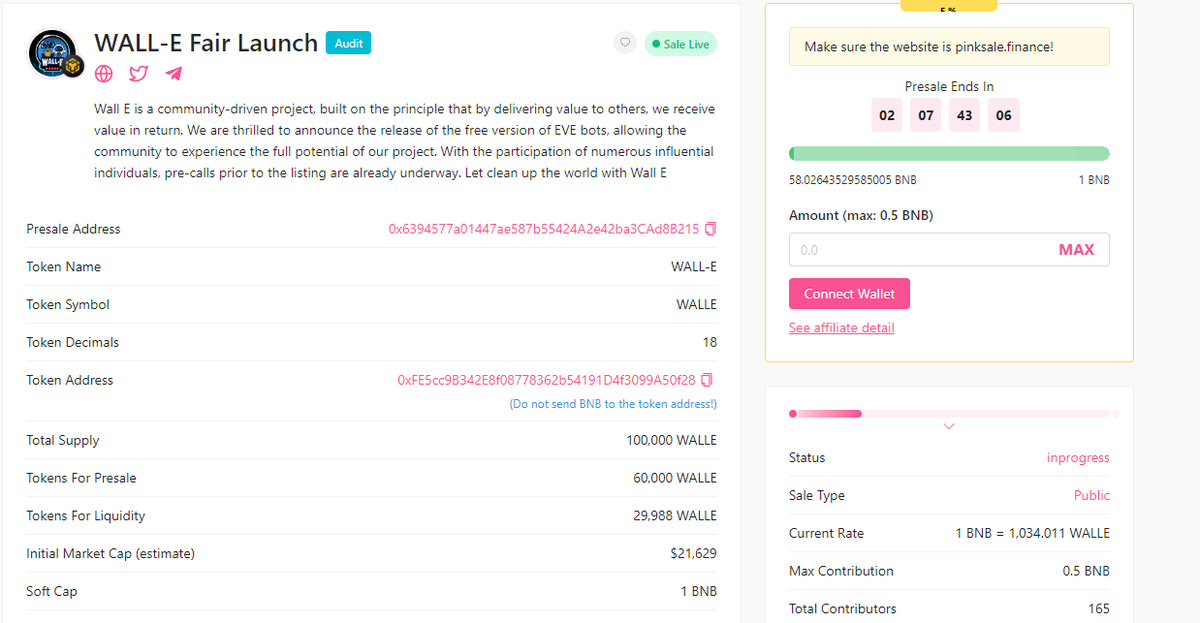 anna_xnxx's tweet photo. The @WallE_BEP20 project is a Bot project like Degen and #Meastro . With outstanding features such as:
EVE Bot: automatic swap on bsc and eth . networks
Snipe
📌 Tracking wallet
📌 3 days free trial
📌 Buy 0.5BNB to use the bot for life
 #CryptoTwitter #Binance #gems https://t.co/rbAAKZUoH8
