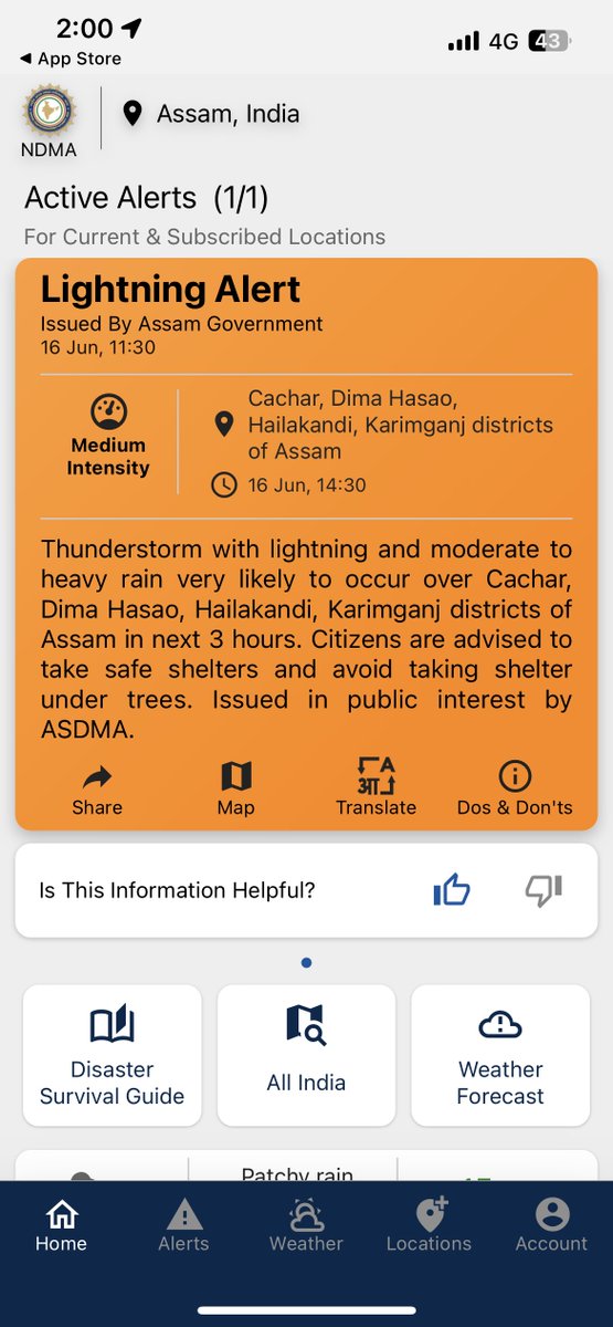 Heavy Rain Alert ‼️👇
#DimaHasao #Assam