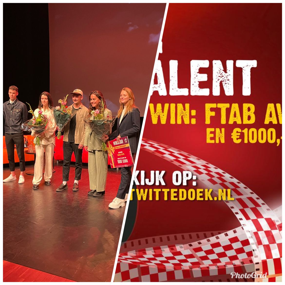 Inzenden voor FTAB Beste Brabantse Afstudeerfilm 2023 kan nog steeds.
Eerste editie in 2022 groot succes ism Monic Hendrickx.
Dit jaar reikt André van Duren de Awards uit!
Inzenden, zie website Nacht van het Witte Doek.

nachtvanhetwittedoek.nl/news/inzenden-…