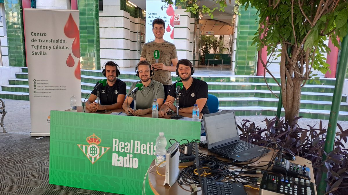 Ignacio Abad (@ignacioabad_) on Twitter photo A las 11:00h empezamos en el Centro de Transfusión, Tejidos y Células de #Sevilla <a href="/donantessevilla/">CTS Sevilla</a> con un Once Inicial especial 📻💚🩸
En la 96.8FM y realbetisbalompie.es/rtvbetis/direc… A las 11:00h empezamos en el Centro de Transfusión, Tejidos y Células de #Sevilla <a href="/donantessevilla/">CTS Sevilla</a> con un Once Inicial especial 📻💚🩸
En la 96.8FM y realbetisbalompie.es/rtvbetis/direc…