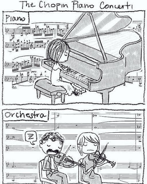 #piano #pianist #concerto #orchestra #fredericchopin #jokeoftheday