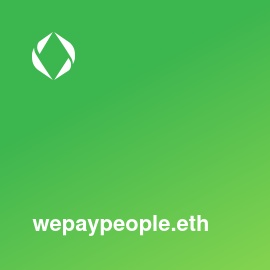 wepaypeople.eth bought for 2.60 ETH (4,345.69 USD) on LooksRare  #ENS #Web3Names #Letters  

looksrare.org/collections/0x…