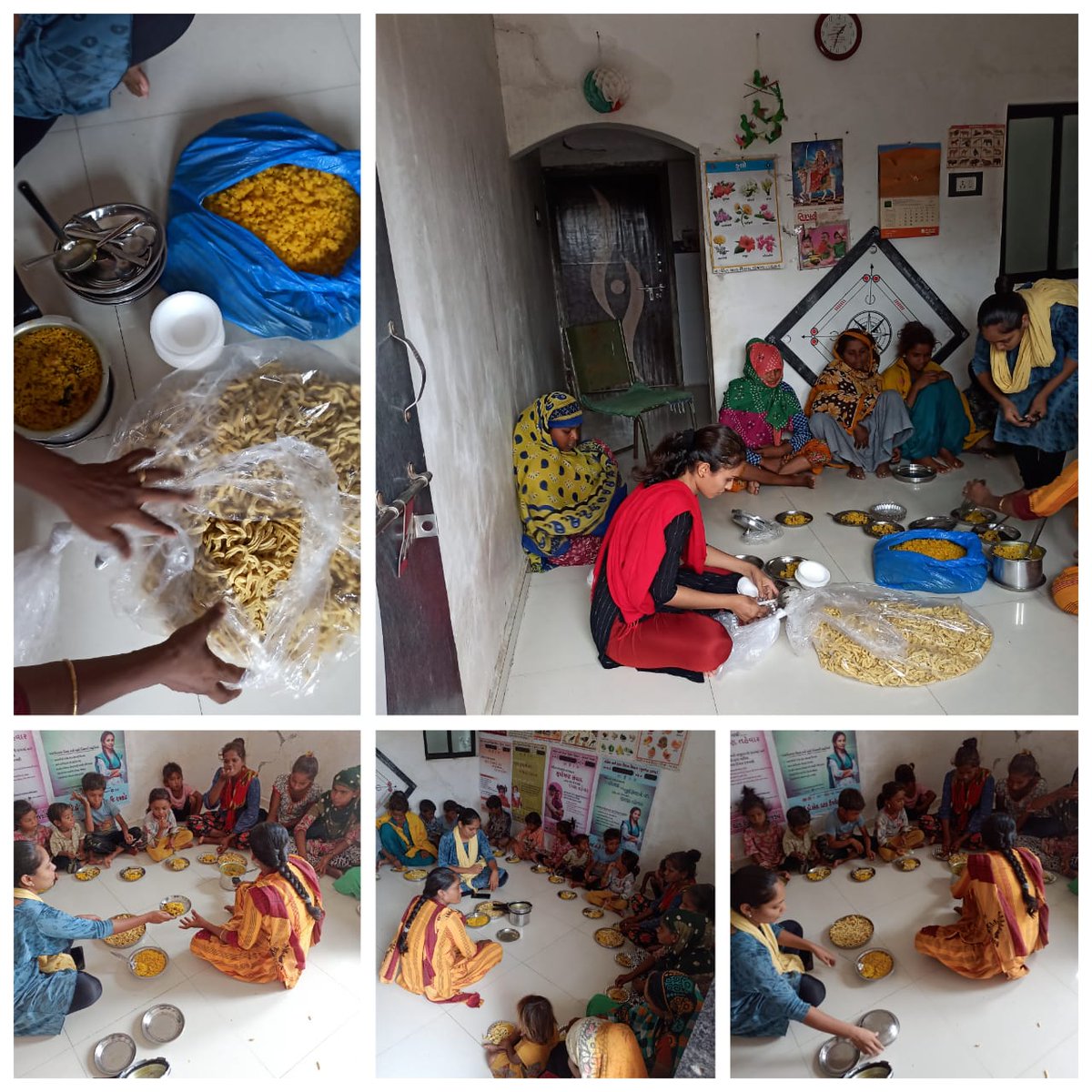 આંગણવાડી કેન્દ્ર ઉપલેટા -28,ઉપલેટા-24 દ્વારા ઝૂંપડપટી વિસ્તાર ના બાળકોને આંગણવાડી નો નાસ્તો તેમજ સગર્ભા ધાત્રી કિશોરીઓને ફૂડ પેકેટ વિતરણ કરેલ.<a href="/BhanubenMLA/">Bhanuben Babariya</a> <a href="/DDORAJKOT1/">District Panchayat Rajkot</a> <a href="/nirala_kk/">KKNirala</a> <a href="/sonalzala81/">Vala Sonal</a> ,<a href="/IUpleta/">ICDS,Block Upleta,District Rajkot</a>