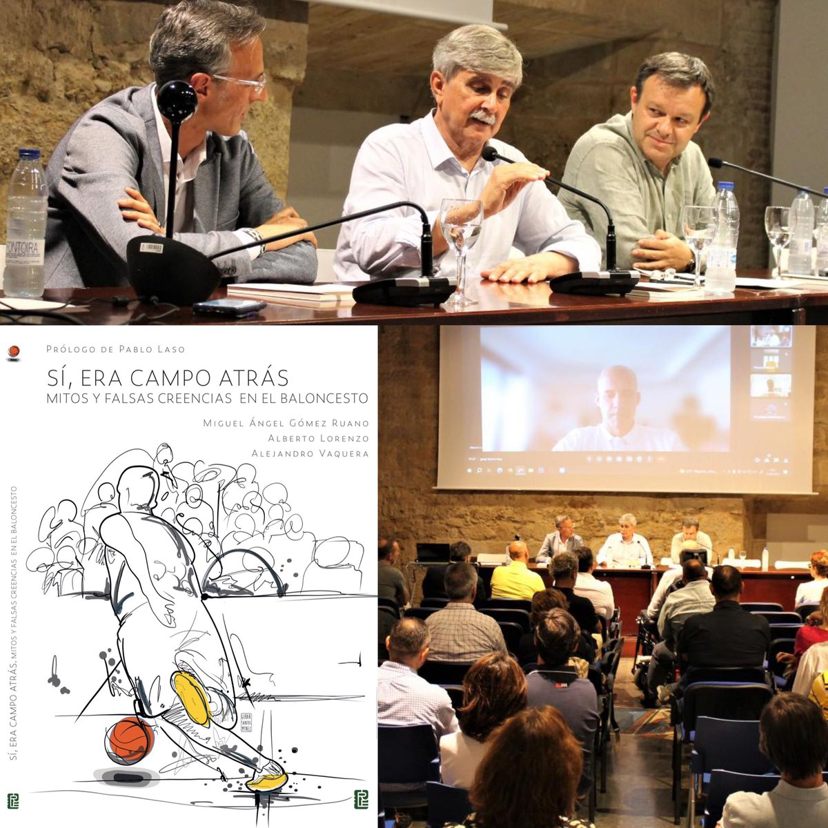 AlejandrVaquera's tweet image. Publicar un libro con amigos, @albertorenzo @magor_2 @pablolaso @Suburbanaleon, en tu casa @unileon, y rodeado de más amigos, poco más se puede pedir. 🏀📚