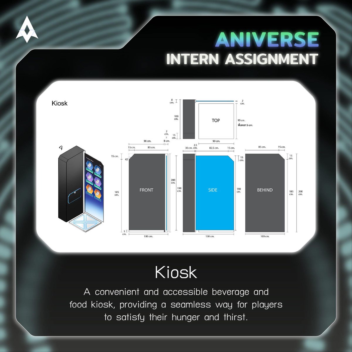 Sneak peek : Kiosk model on Aniverse Metaverse

#Aniverse #Metaverse #Education #ANIV
