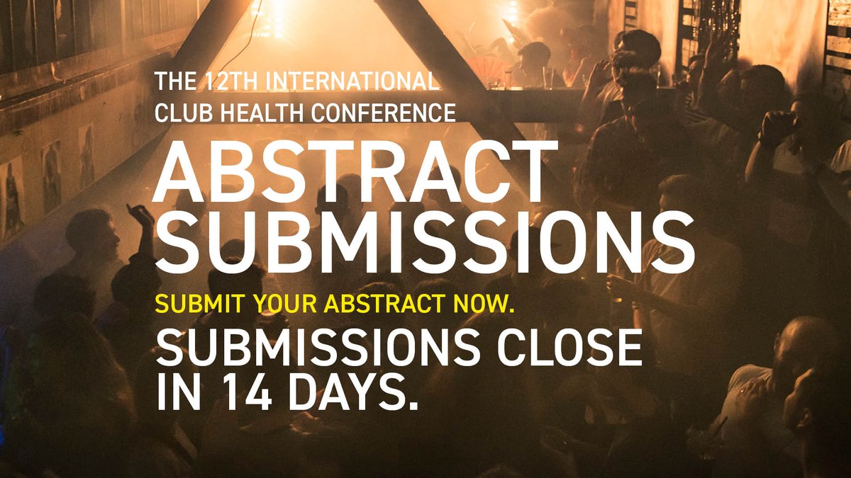 Club Health Ghent 2025 (@clubhconference) on Twitter photo Do you have research, policy initiatives or practical experience that can show others from around the world to make nightlife safer? If so, submit an abstract:
theclubhealthconference.com/abstract <a href="/ZaraQuigg/">Zara Quigg</a> <a href="/NTEconomy/">Night Time Economy Solutions</a> <a href="/MerseysideVrp/">Merseyside Violence Reduction Partnership</a> <a href="/globaldrugsurvy/">Global Drug Survey</a> <a href="/SaferPartying/">Safer Partying</a> <a href="/utrip/">UTRIP</a> <a href="/FMeasham/">Fiona Measham</a> Do you have research, policy initiatives or practical experience that can show others from around the world to make nightlife safer? If so, submit an abstract:
theclubhealthconference.com/abstract <a href="/ZaraQuigg/">Zara Quigg</a> <a href="/NTEconomy/">Night Time Economy Solutions</a> <a href="/MerseysideVrp/">Merseyside Violence Reduction Partnership</a> <a href="/globaldrugsurvy/">Global Drug Survey</a> <a href="/SaferPartying/">Safer Partying</a> <a href="/utrip/">UTRIP</a> <a href="/FMeasham/">Fiona Measham</a>