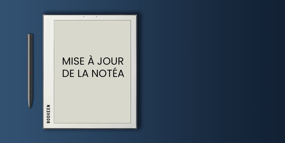 Vous voulez tirer le meilleur de votre bloc-notes Notéa ? Une mise à jour est en cours, profitez-en ! 
Tous les détails sont là : bookeenblog.wordpress.com/2023/06/14/not…
#bookeen #notéa #blocnotesnumerique #vivlio