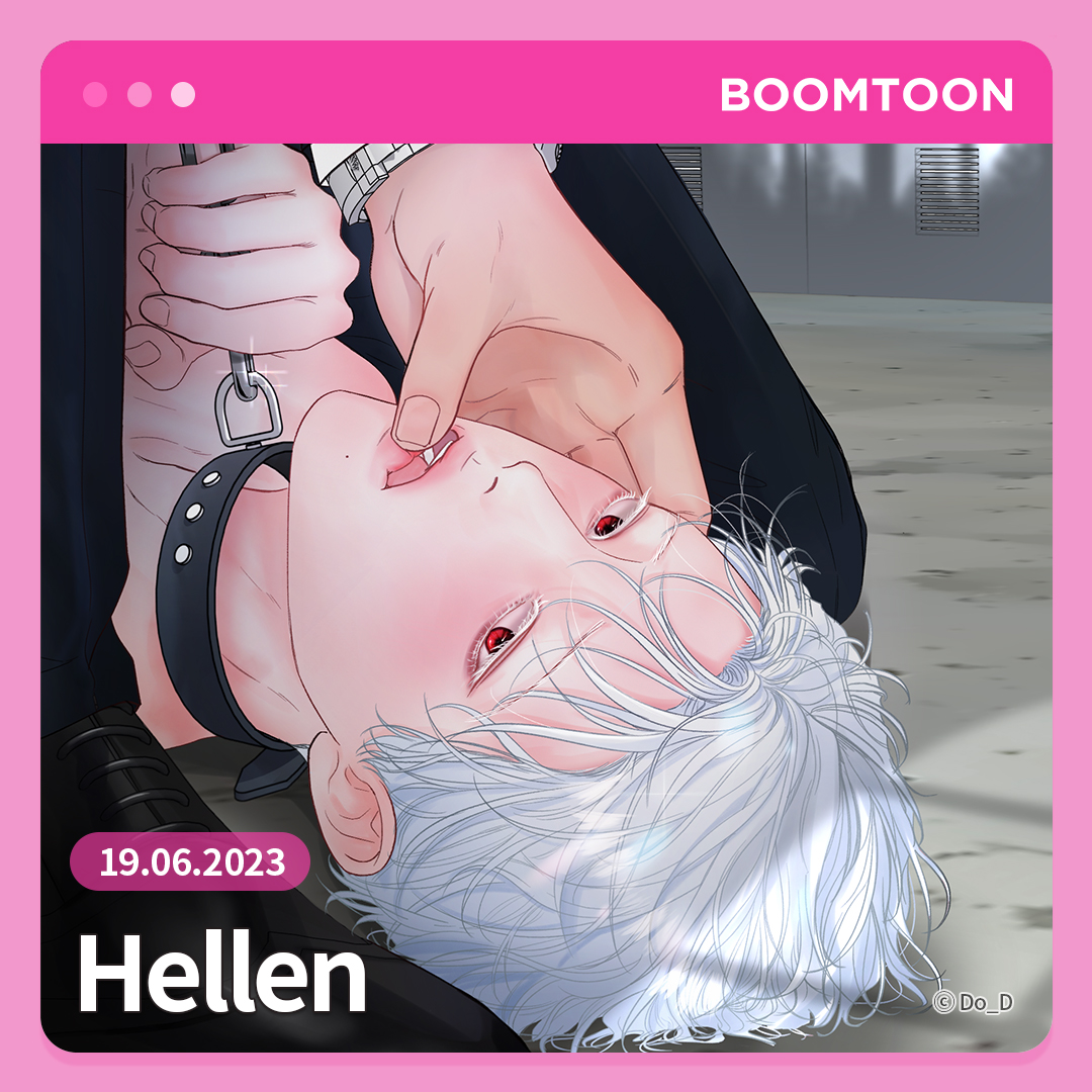 LezhinTH's tweet image. รู้ทั้งรู้ว่าคือการก้าวสู่นรกแล้วยังไง 🆘
&amp;lt;Hellen&amp;gt; 🖤 จะหลุดพ้นได้หรือไม่?

📌 19.06.2023

#Hellen #OnlyBOOMTOON
#เรื่องสั้น #BL #Yaoi #Manhwa #BOOMTOON