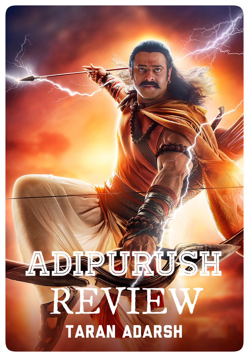 #OneWordReview...
#Adipurush: DISAPPOINTING.
Rating: ⭐️½
#Adipurush is an EPIC DISAPPOINTMENT… Just doesn’t meet the mammoth expectations… Director #OmRaut had a dream cast and a massive budget on hand, but creates a HUGE MESS. #AdipurushReview