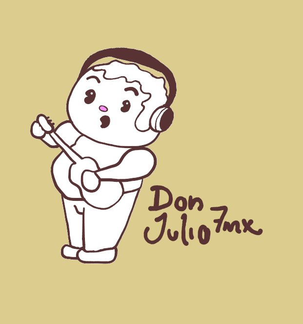 Se me había pasado subir este dibujito express que le hice el otro día  a <a href="/DonJulio7mx/">Don Julio🎸✨</a> ✍️