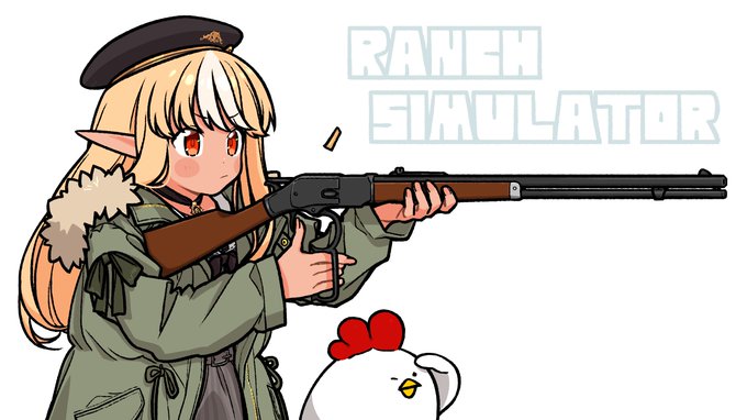 牧場運営ハーフエルフお姉さん
※背景を切り抜く場合は薬莢(舞ってる黄色いやつ)の巻き込にお気をつけ下さい
#しらぬえ 