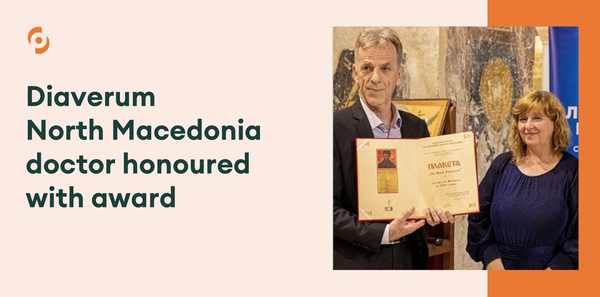 One of our doctors in Diaverum #NorthMacedonia is celebrating his recognition from one of the country’s most prestigious doctor-led organisations. bit.ly/3NedFB6

#Truecare #lifeenhancingrenalcare #leadbyexample