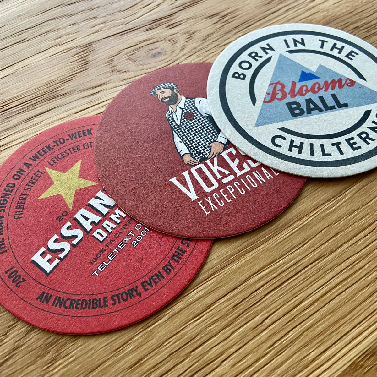 _wordsandart's tweet photo. They’re here and they’re perfect! 🍻🚨

If you ordered a set of Wycombe beer mats, keep an eye out on your emails for your despatch notification later today. https://t.co/qWMiXcF6ax