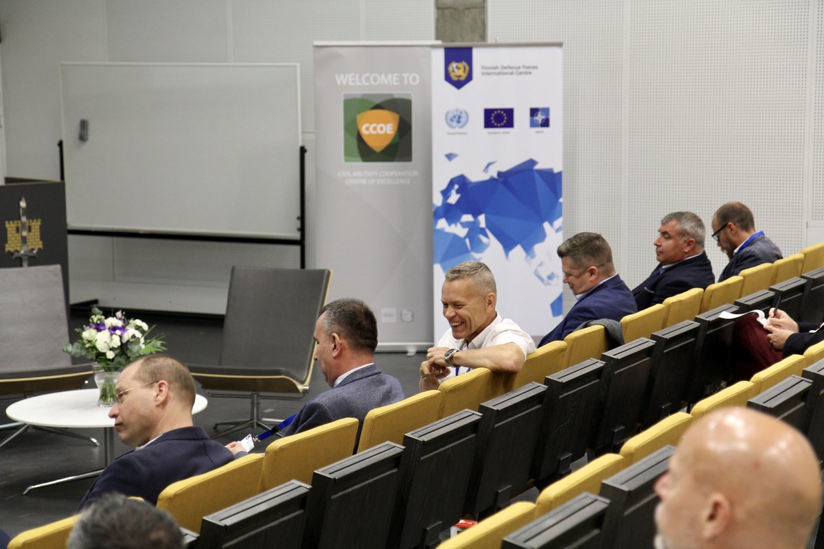 FINCENTFI's tweet photo. The #NATO conference conducted with success. Great audience, interesting topics and good discussions. The way ahead is paved and plans can be made. 

Thank you for visiting #Helsinki. Safe travels and see you soon! 

#StrongerTogether #humansecurity #mc2ps #cimic  #resilience https://t.co/hiByj8omI6