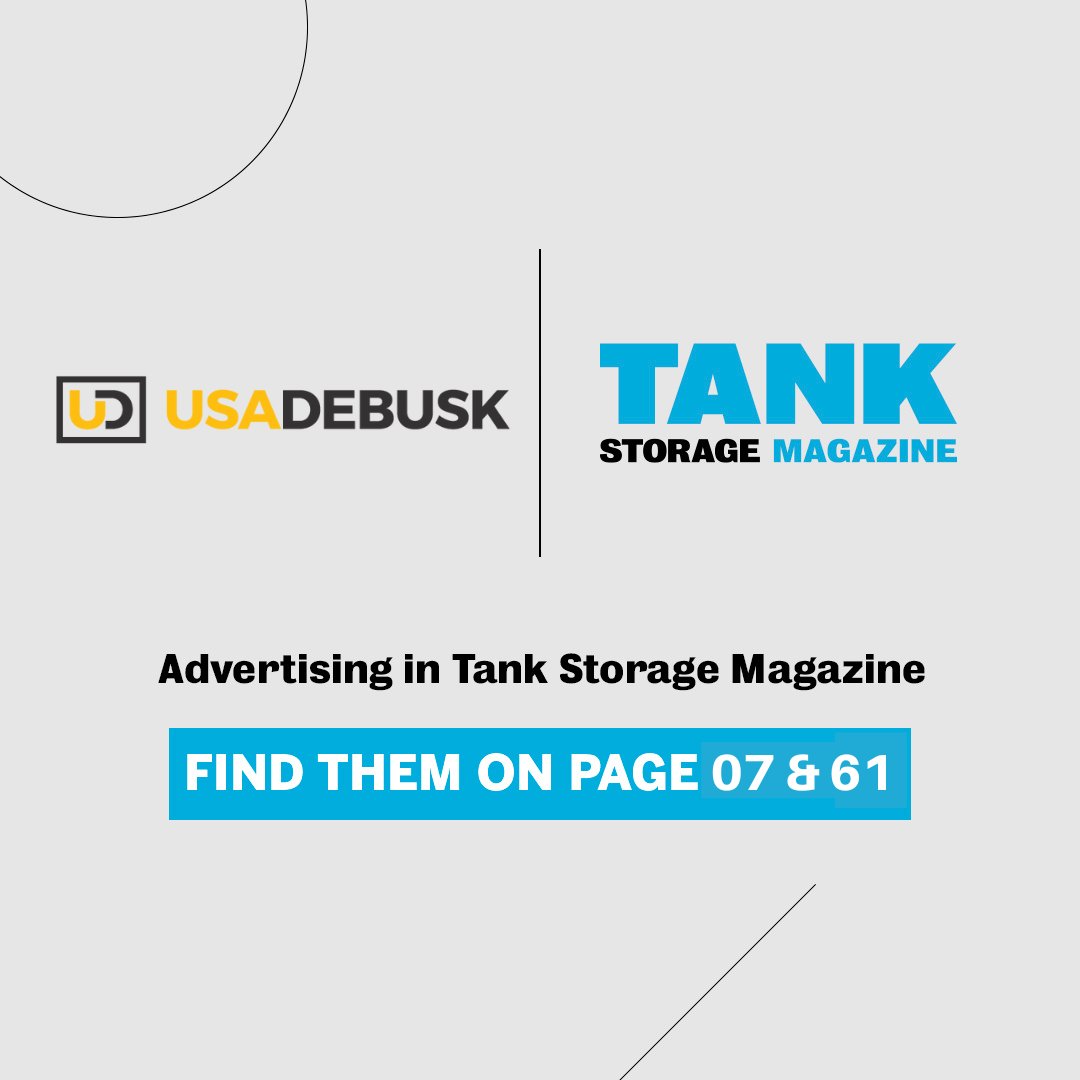 We are delighted to welcome USA Debusk to the latest edition of Tank Storage Magazine.

Check them out on page 07: bit.ly/43LNGIc

#TankStorageMagazine #Publication #TankTerminal #BulkLiquids #OilandGas #FutureFuels #Hydrogen #Ammonia #News #EnergyTransition #TankStorage